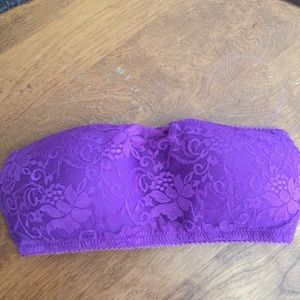 Strapless bralette